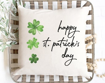 St Patricks Decor / St Patricks Pillow / Decorative Pillow / Happy St Patricks Day