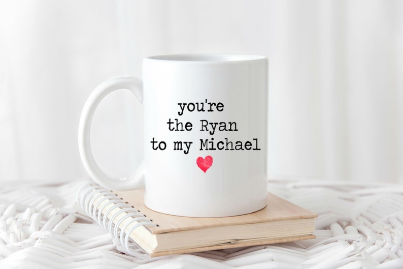 Funny Mugs / The Office Mug / Michael Scott / Ryan Howard / You're the Ryan to my Michael image 1