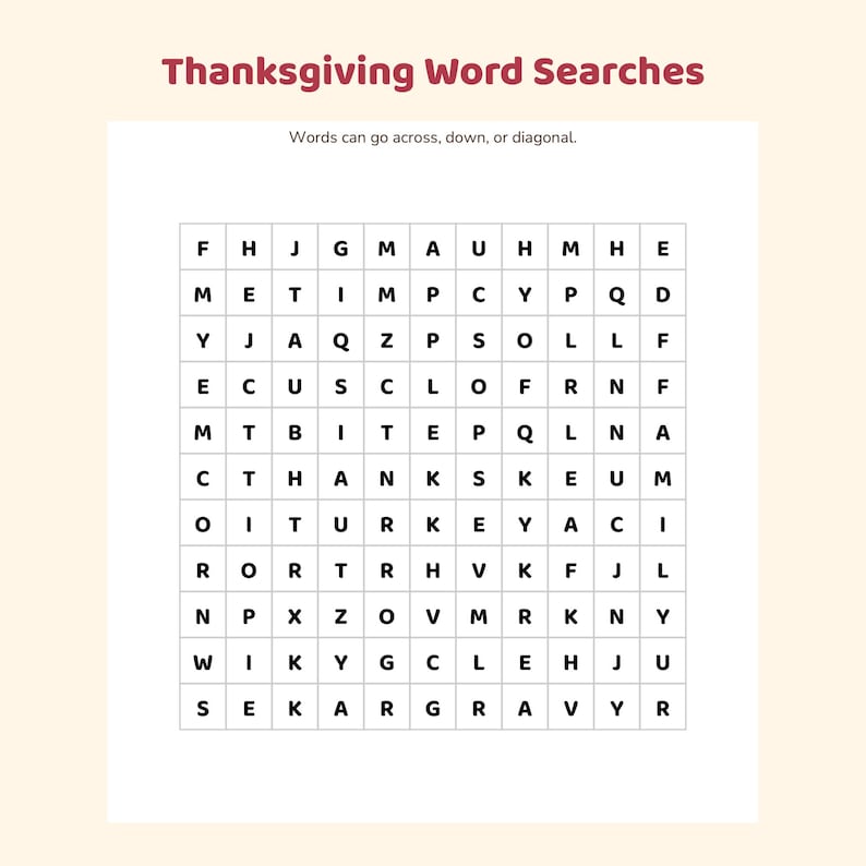 Thanksgiving Activity Pack for Kids Ages 4-10 | 40 Printable Pages ...