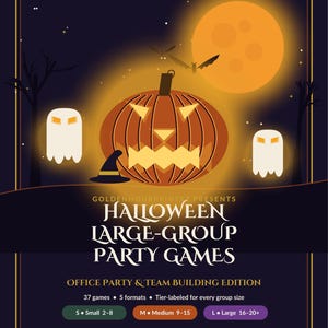 Halloween-festspelpaket för stora grupper | 37 festspel för vuxna | Festspel för kontoret, teambuilding, Minute to Win It | Utskrivbar bild 3