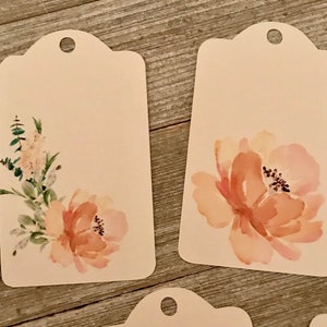 Gift tags/ Set of 20 gift tags/ wedding tags/ Birthday gift tags/ welocome bag tags/ Monogram tags/ Thank you tags/ personalized tags image 6