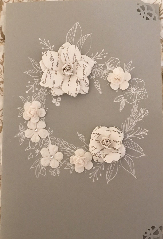 Blank Cards Thank Youwedding Programbirthday Cards Etsy