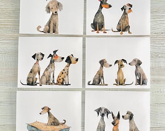 Watercolor Puppy Dog Note Cards: All Occasion Blank Cards