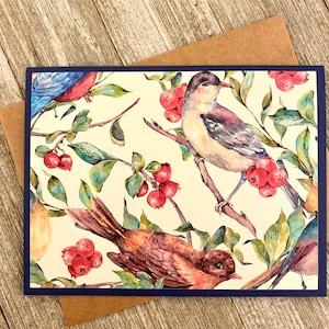 Bird Cards/Bird Note Cards/Blank Bird Note Cards/Bird print Note Cards/Blank Note Cards/Bird lover note cards/Bird/Bird watercolor note card