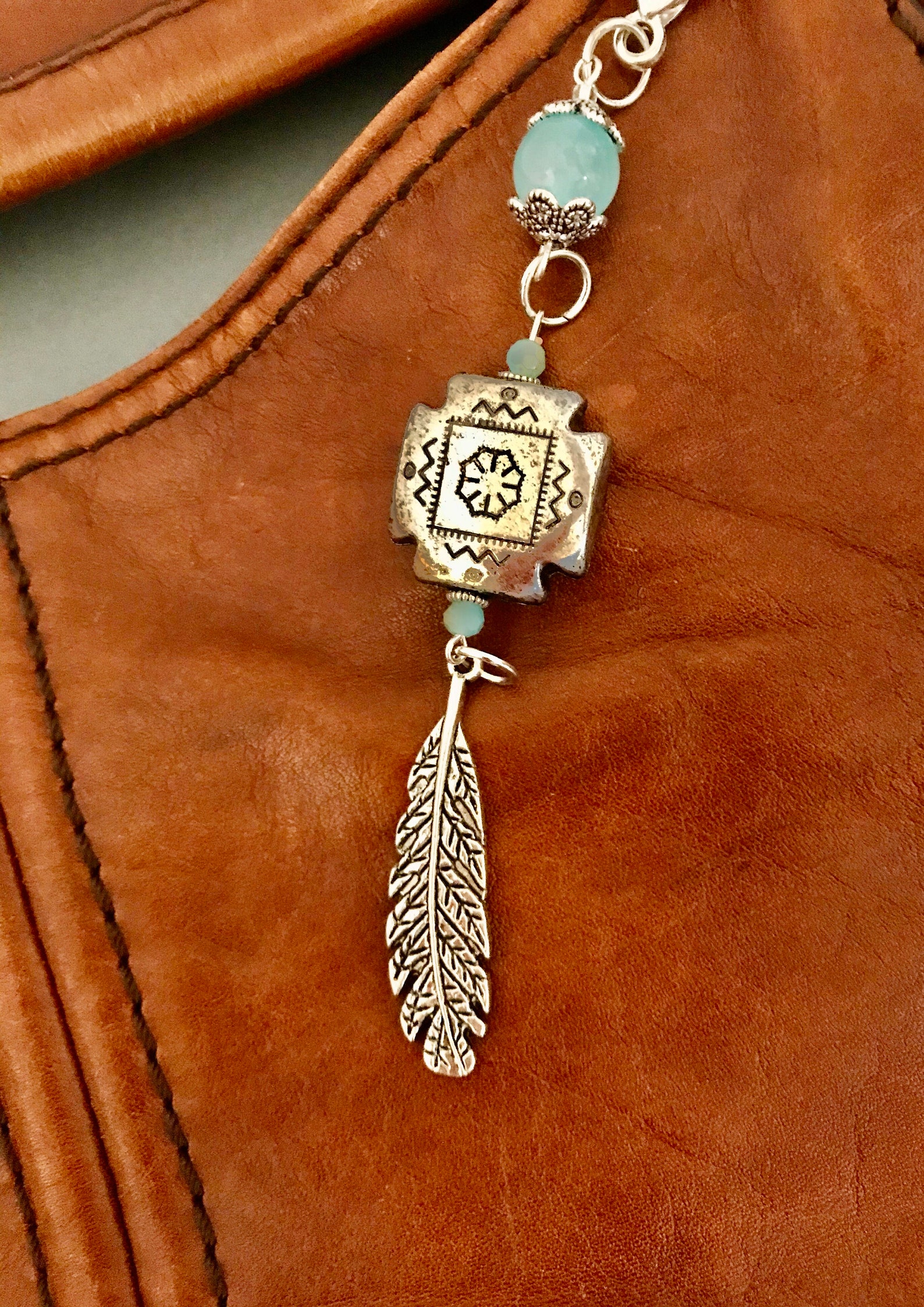 Boho Keychain/minimalist/ Keychain/southwest Style/zipper Etsy