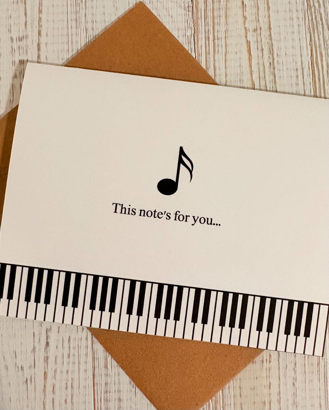 Soneecards Notes Piano Note Cards: Musician Stationery - 'just a Note' & 'this Note's ...