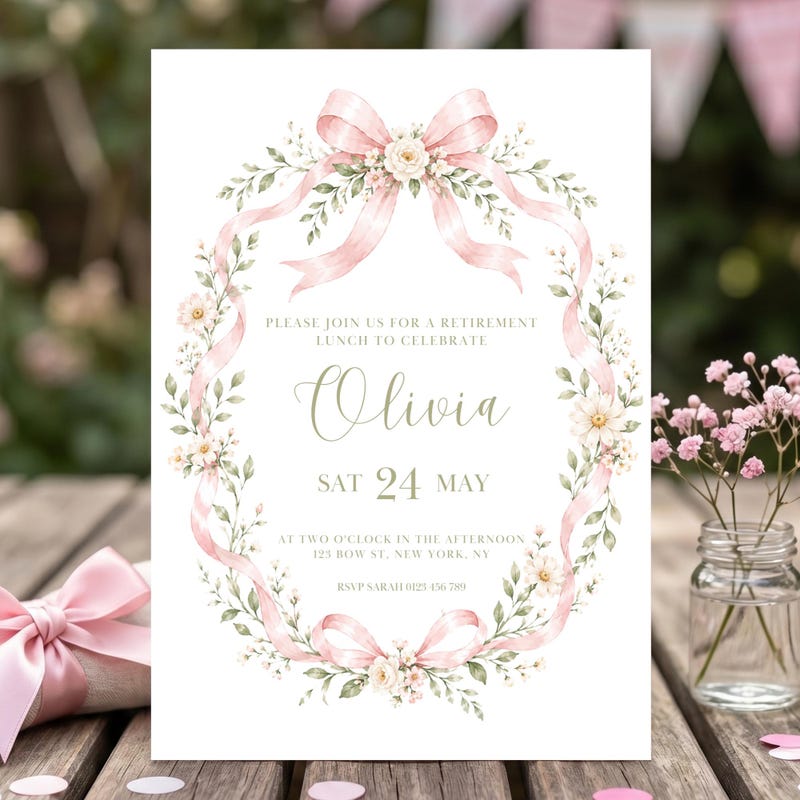 Farewell Lunch Invitation - Etsy