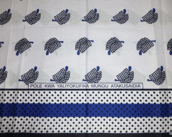 African Fabrics Nida Kanga Khanga Sarong /Fabrics For Dress Bags,Skirt making/Craft Making Fabrics/ Kanga Lesso/Tissues Africa/Kanga Fabrics