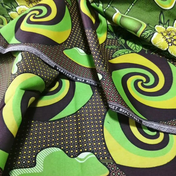 Sold By Yard African Ankara Java Cotton Fabric | Lapa Kitenge Ankara Fabric | Rich Cultural Heritage Ankara Fabric| Ankara Dress Material