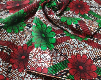 Sold By Yard African Ankara Cotton Fabric For Making Dresses Suitable For Women Men/ Kitenge Ankara /Tissues/Chitenge Fabrics/Gift New