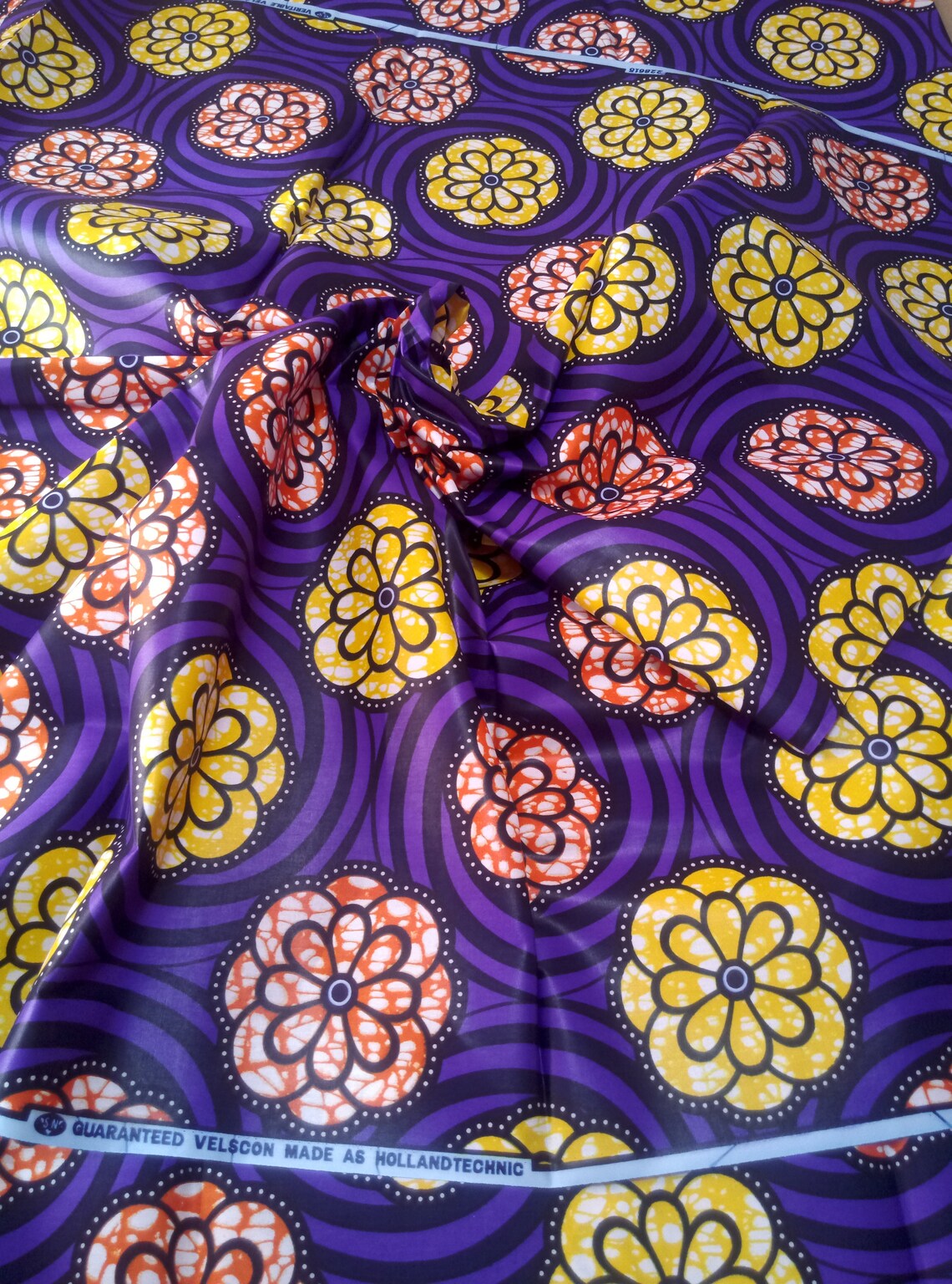 6 YARDS African Print Cotton Fabrics for Craft Making / Etsy UK