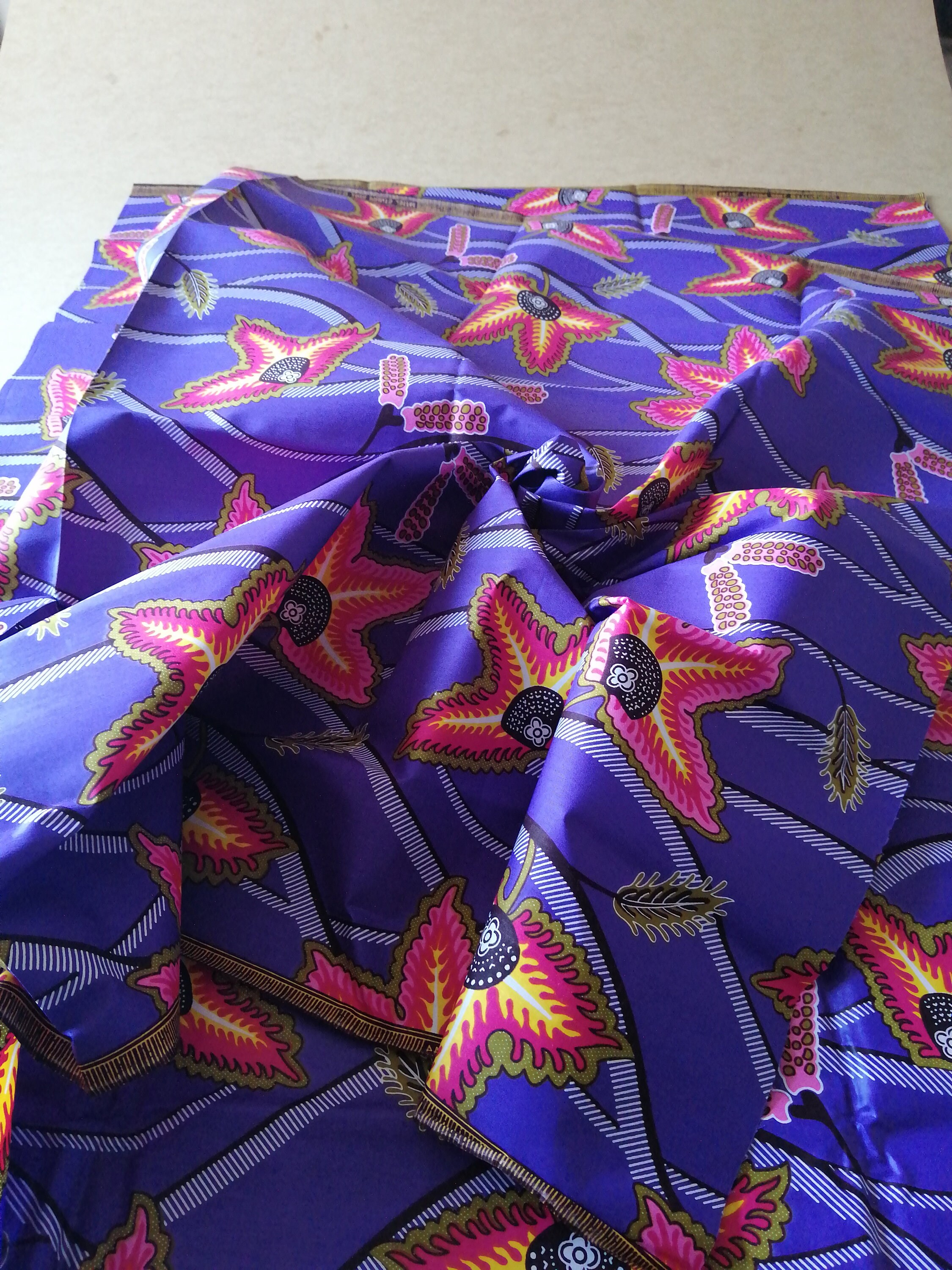 African Fabrics Java Print Cotton Fabrics for Dress &craft Making ...