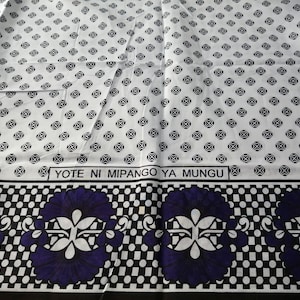 African Fabrics Kanga Khanga Sarong /Fabrics For Dress making/Craft Making Fabrics/ Kanga Lesso/Tissues Africa/Kanga Fabrics/Cotton Fabrics