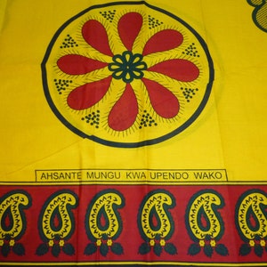 African Fabrics Kanga Khanga Sarong /Fabrics For Dress Bags,Skirt making/Craft Making Fabrics/ Kanga Lesso/Tissues Africa/Kanga Fabrics