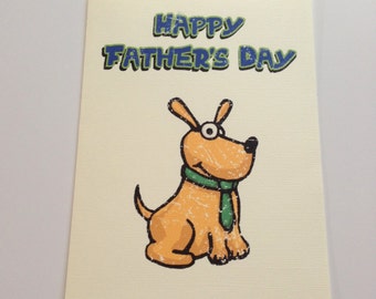 Father’s Day Card with Dog, Greeting Card from Dog, Pet Dad Card