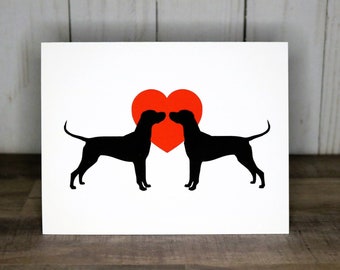 Dog Valentine's Day Card Pack, Dog Love Note Cards, Choose your dog breed, Labrador, Golden Retriever, Boxer and more