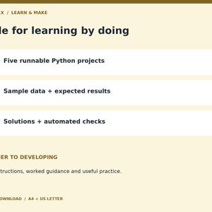 Included-content and product information for Python Everyday Tools.