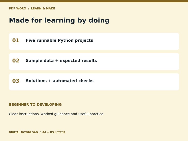 Included-content and product information for Python Everyday Tools.