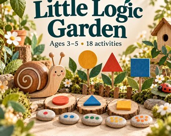 Preschool Activities PDF Ages 3–5, Patterns, Shapes and Counting in Three Levels
