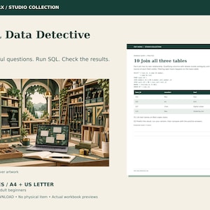 Manual de SQL para principiantes en PDF, base de datos SQLite y 18 ejemplos de consultas.