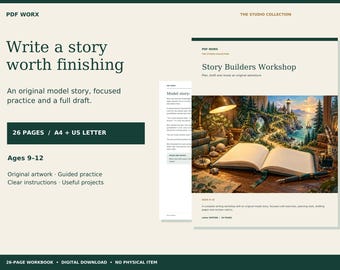 Creative Writing Workbook PDF, Story Planning and Revision Ages 9–12