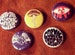 Cosmic Magma 3 little button pins of your choice ! badges vintage 60s 70s mushroom eye 