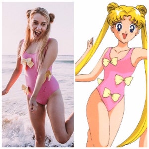 Usagi Tsukino - swimsuit swimwear swim suit - Sailor Moon