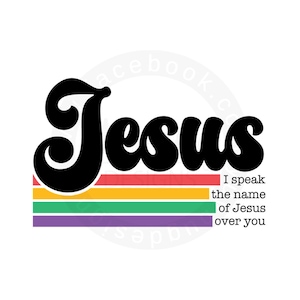 Retro I Speak the Name of Jesus File di progettazione digitale cristiana, svg, png, jpg e pdf inclusi per l'utilizzo con circuito, silhouette e altro ancora