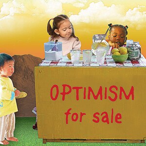 Les enfants Lemonade Stand Unique carte de souhaits