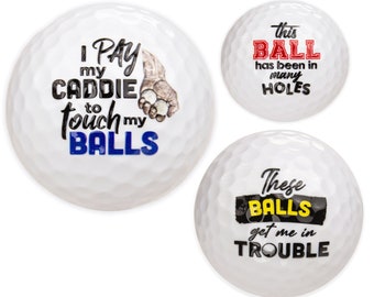 Novelty Golf Balls, Funny Golf Gift for Men