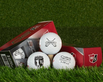 Personalized Golf Balls, Golf Balls Personalised, Officiant Gift, Groomsmen Golf Balls, Custom Golf Balls, Wedding Golf Balls, Best Man Golf
