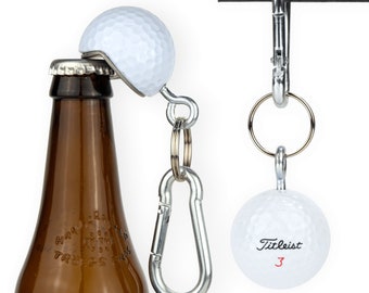 Titleist Golf Ball Bottle Opener, Golf Gifts for Men, Gifts for Him Golf, Golf Accessories, Golf Gift for Men, Golf Gifts, Golf Balls