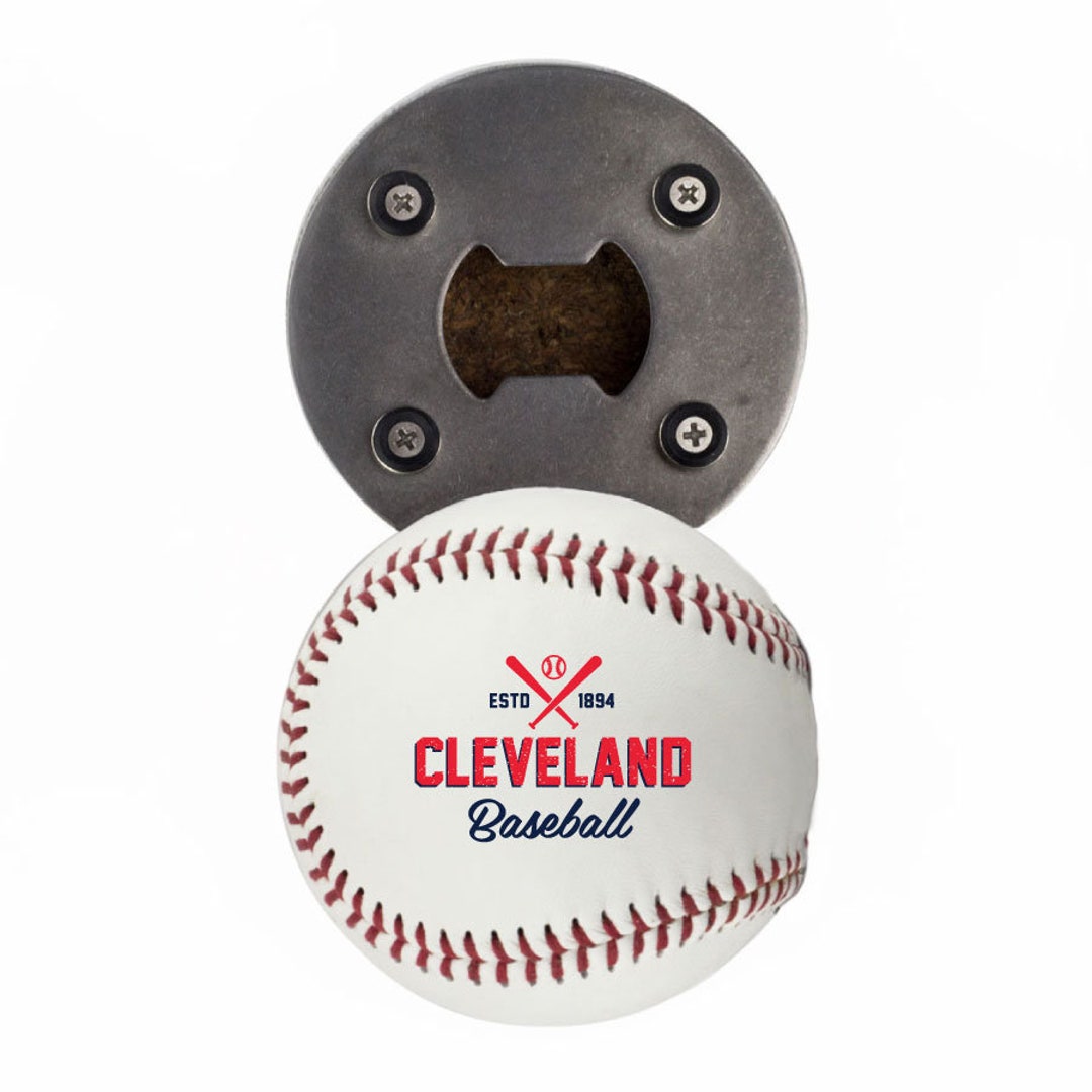 Cleveland Bottle Opener Made From a Real Baseball the Etsy
