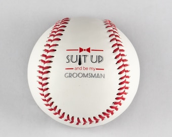 Personalized Baseball Bottle Opener, Groomsmen Gift Baseball, Baseball Wedding, Custom Baseball Opener, Gifts For Men, Groomsmen Proposal