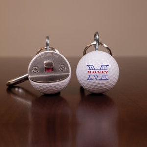 Last Name Initial Design Bottle Opener made from a REAL Golf Ball Personal Monogram image 1