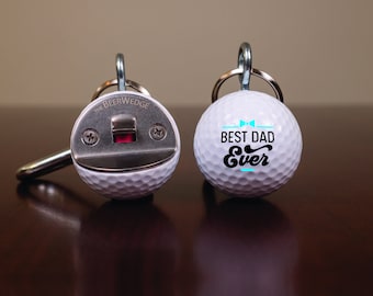Fathers Day Gift For Dad, Fathers Day Golf Bottle Opener, Sport Gifts For Fathers Day, Personalized Golf Gifts For Men, Golf Ball Opener