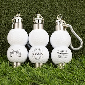 Groomsmen Voorstel, Fles gemaakt van Echte Golf Ballen, Be My Groomsman, Groomsmen Gift Set, Groomsmen Gifts, Groomsman Ask Gift, Thank You