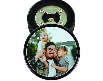 Fathers Day Hockey Gift, Hockey Dad Gift, Father's Day Hockey, Puck Bottle Opener, Gift From Son, Father Gift From Daughter, Birthday Gift