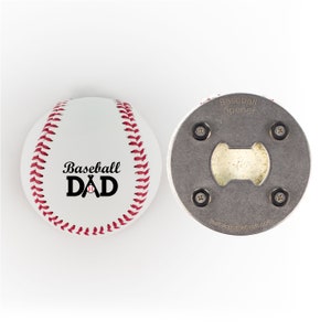 Baseball Dad Gift, Bottle Opener Baseball, Fathers Day Gift, New Dad Gift, First Fathers Day, Gift From Daughter, Personalized Fathers Day