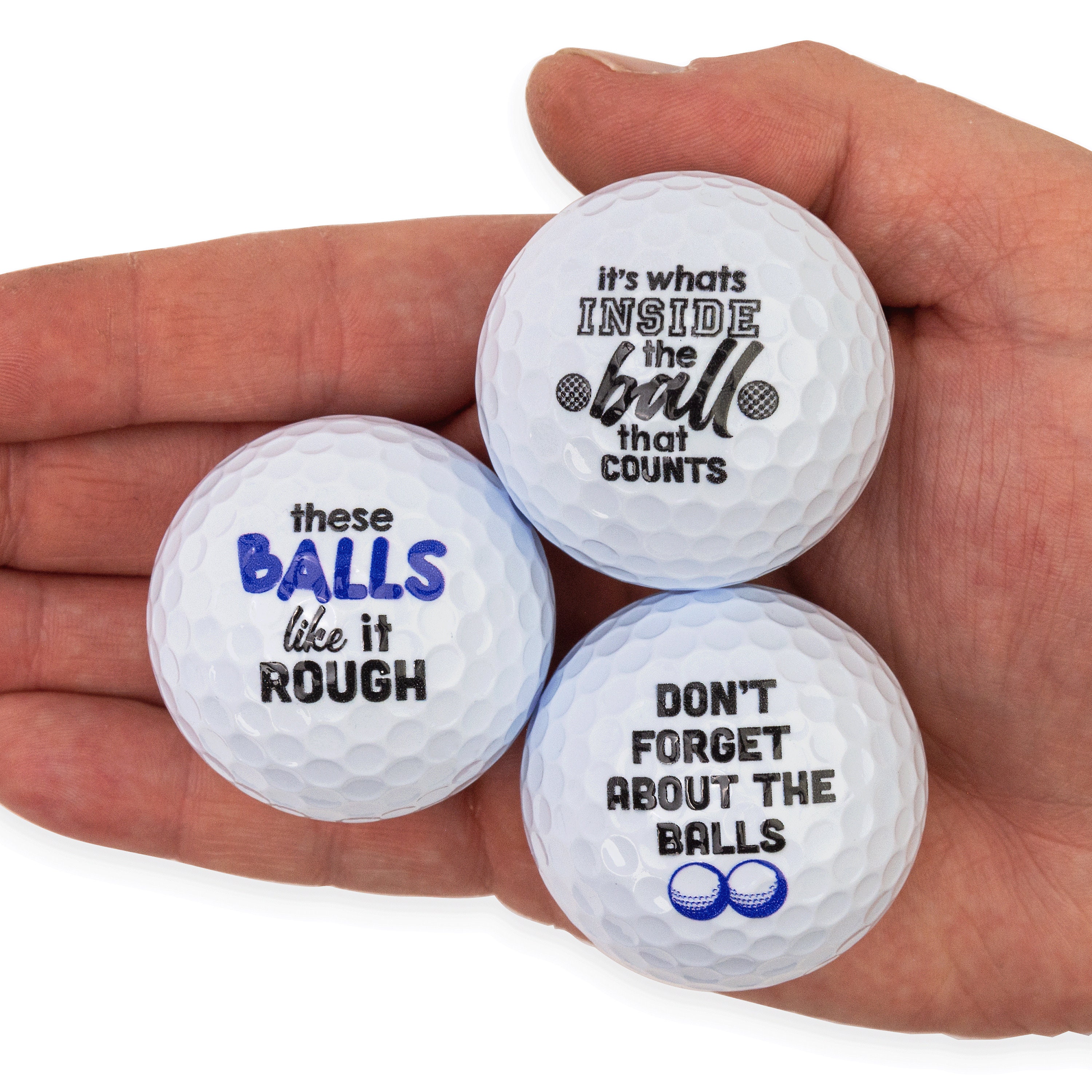Funny Golf Gifts for Men, Novelty Golf Balls 