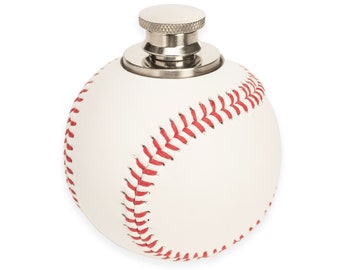 Baseball Flask made with REAL Baseball, Baseball Gift For Dad, Baseball Coach Gift