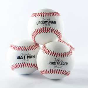 Officiant Proposal, Custom Groomsmen Gifts Ideas, Groomsmen Proposal, Baseball Wedding, Father Of The Groom Baseball, User Proposal,Best Man