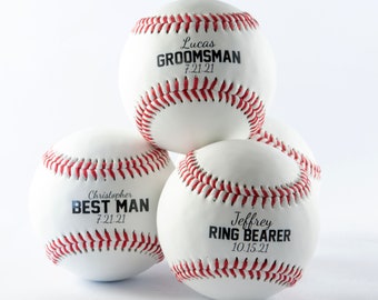 Officiant Proposal, Custom Groomsmen Gifts Ideas, Groomsmen Proposal, Baseball Wedding, Father Of The Groom Baseball, User Proposal,Best Man