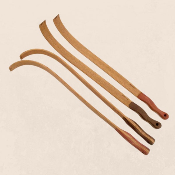 Back Scratcher, Perfect Reach Backscratcher, Curved Handle , Wood Back Scratcher, Light Weight