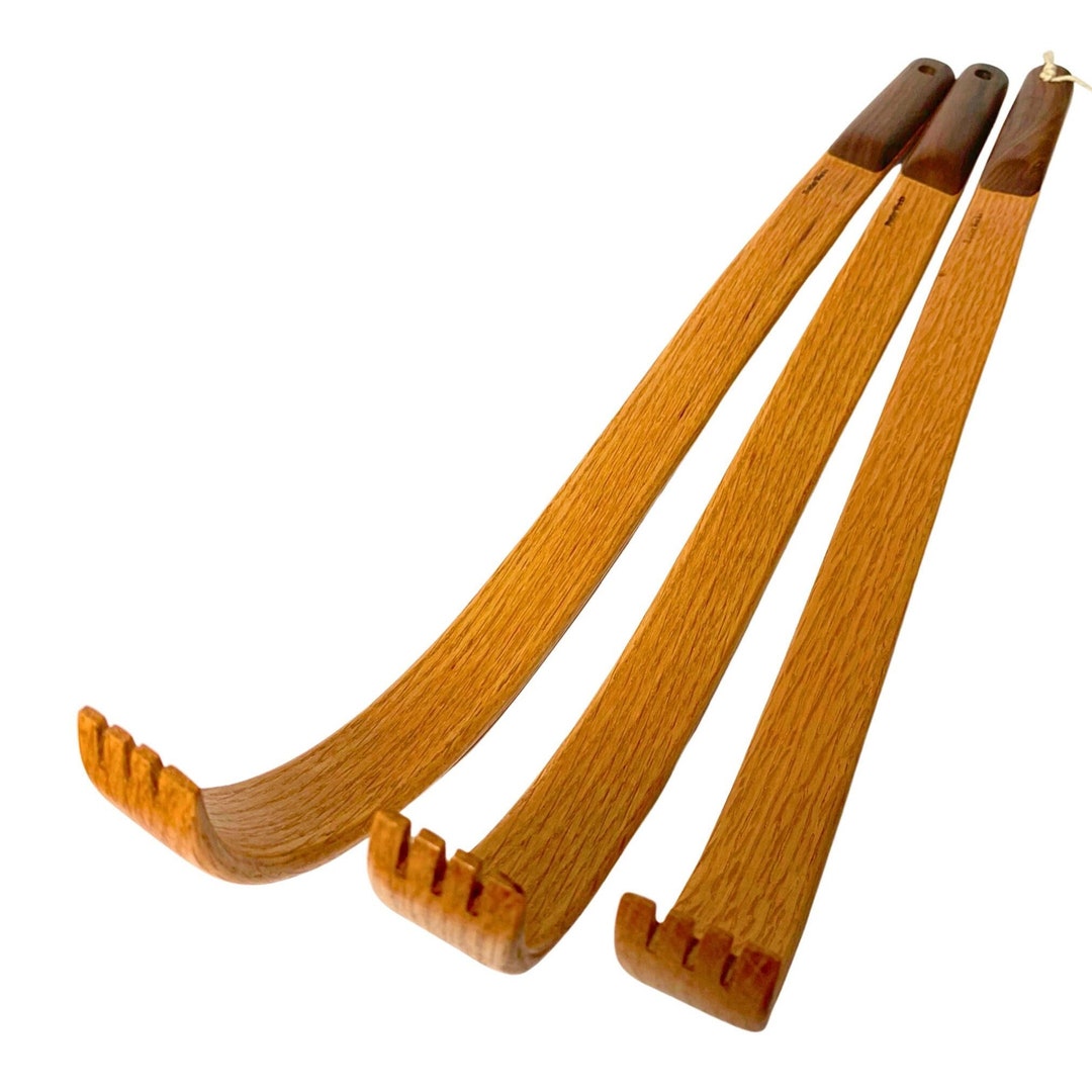 Curved Back Scratcher Wooden Gift Straight Walnut Handle Bentwood Gift