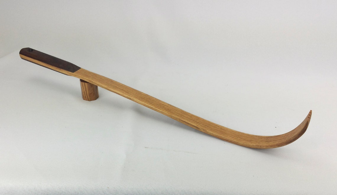 Perfect Reach Curved Back Scratcher with Straight Walnut Etsy