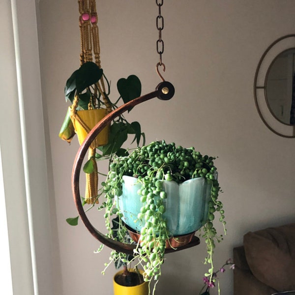 Wood Plant Hanger Etsy
