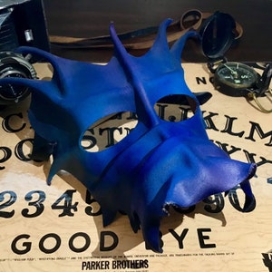Chromatic Dragon - Handmade Leather Mask