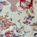 Vintage Oriental Decorator Fabric Oriental Print Cotton Floral Fabric for Curtains or Upholstery Window Treatment