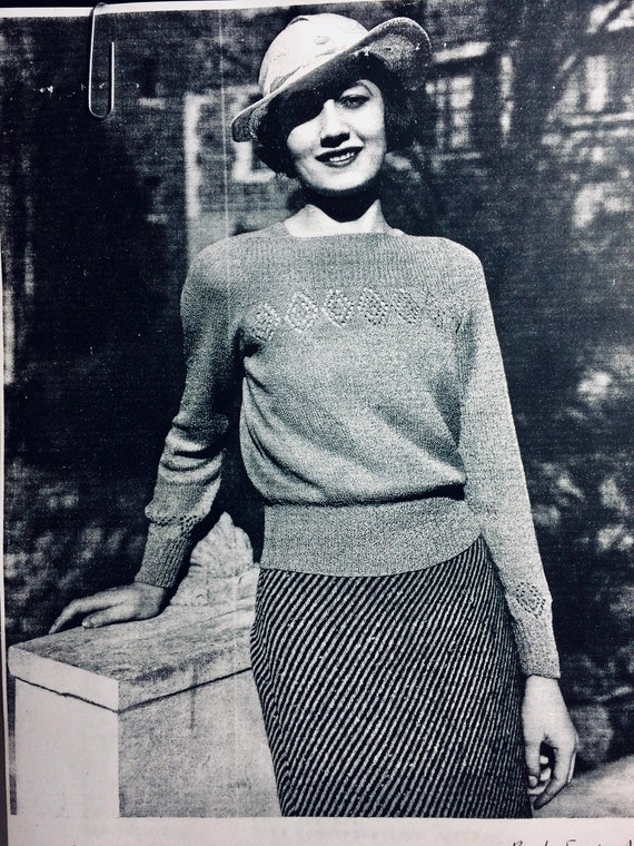 1930s sweater